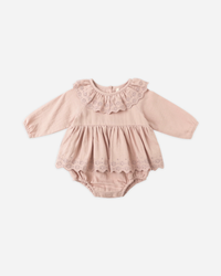 QUINCY MAE: THALIA ROMPER || ROSE