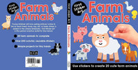 FIRST STICKER ART: FARM ANIMALS