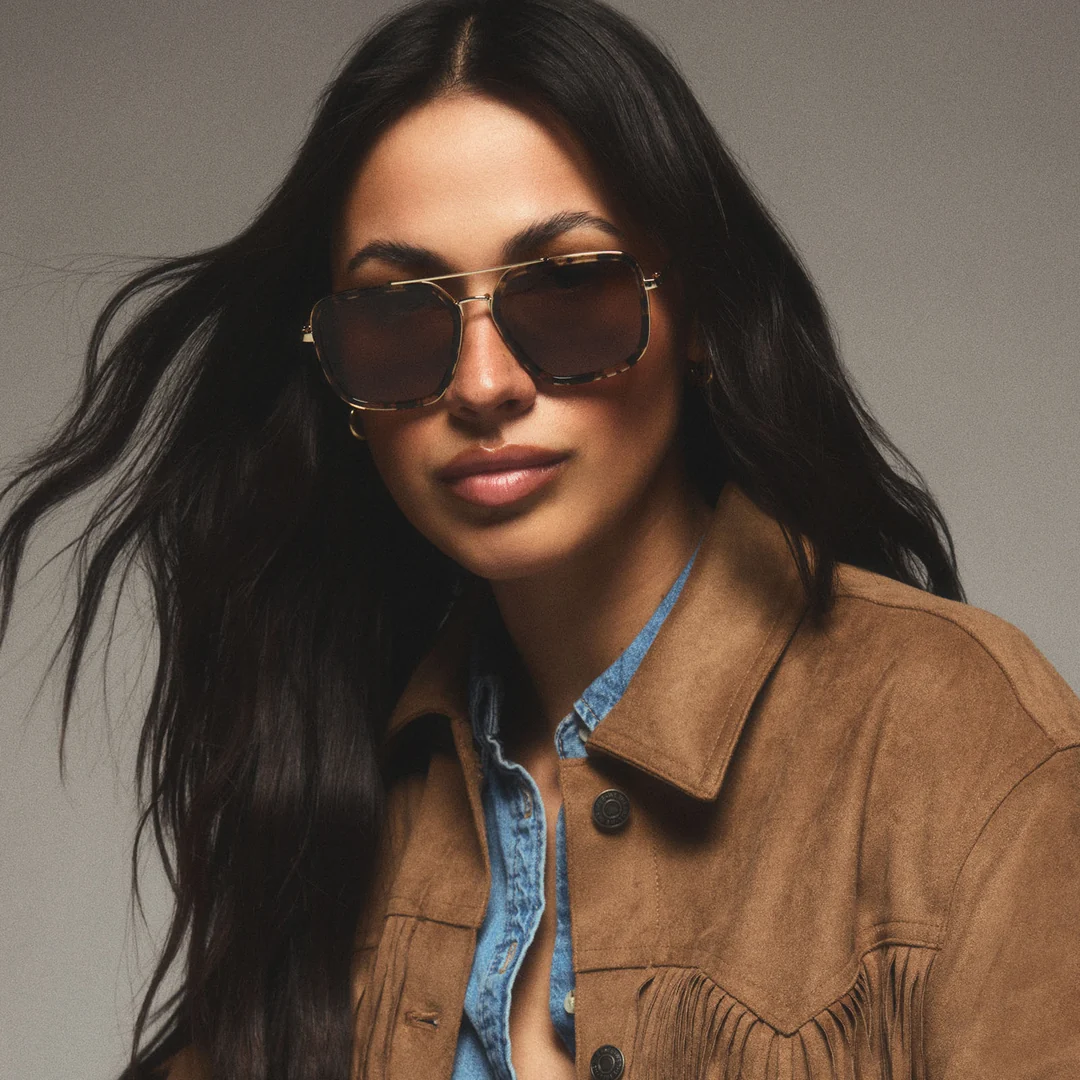 DIFF EYEWEAR: JORDAN - ESPRESSO TORTOISE BROWN GRADIENT POLARIZED