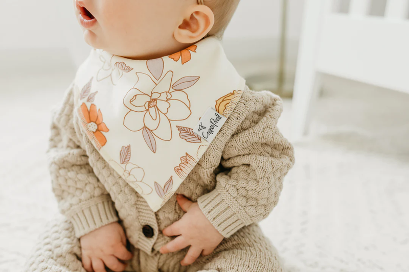 COPPER PEARL: FERRA BANDANA BIBS (4-PACK)