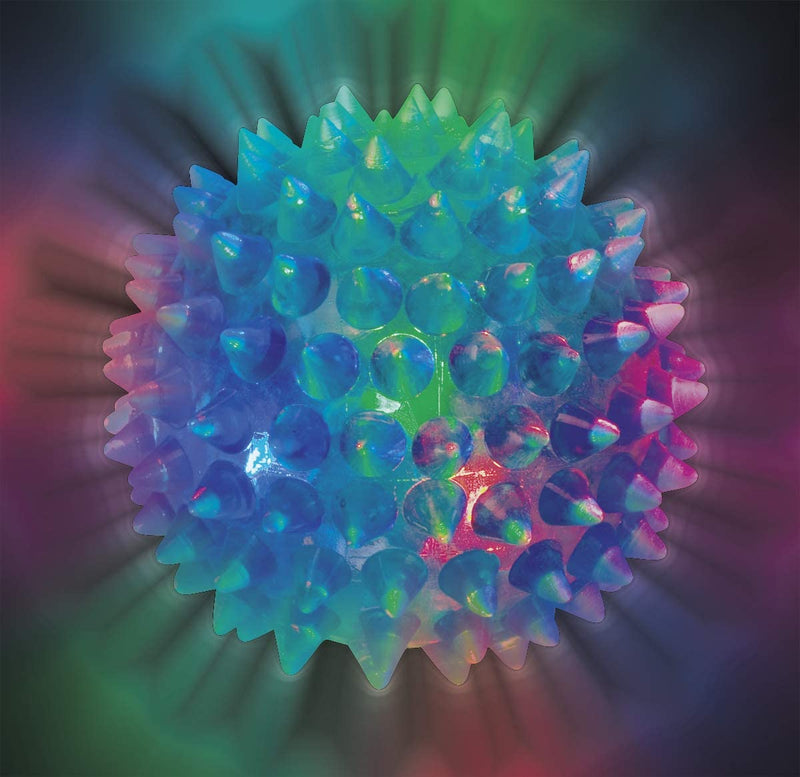 SPIKY SQUEEZE & BOUNCE LIGHT UP BALL