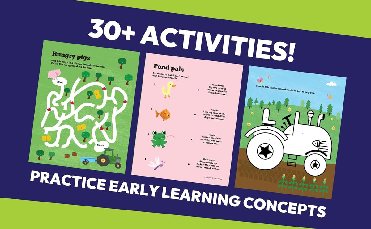 TOTALLY AWESOME 2000 STICKERS BUSY FARM ACTIVITY BOOK