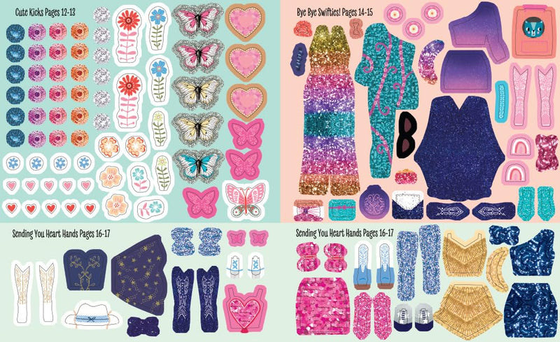 MY STICKER DRESS-UP: SWIFTIES - FUN AND CREATIVE ACTIVITY BOOK FOR SWIFTIES OF ALL AGES WITH 500+ REUSABLE STICKERS!