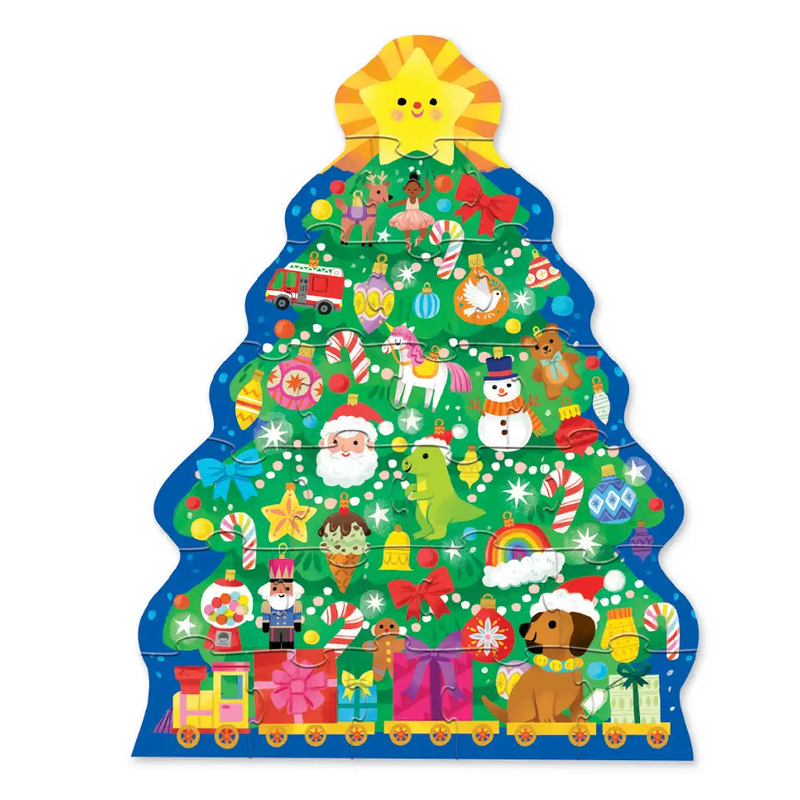 CROCODILE CREEK: 24-PIECE PUZZLE - CHRISTMAS TREE