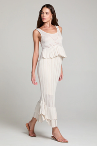 SALTWATER LUXE: GAELLE SWEATER TANK - NATURAL