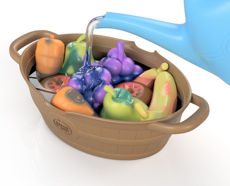 GREEN TOYS: RAINBOW HARVEST - COLOR-CHANGING WATER ACTIVITY SET