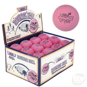 RUBBER PINK HIGH BOUNCE BALL - 2.5"