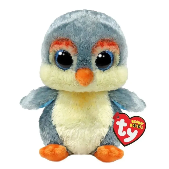 TY: GREY PENGUIN BEANIE BOO - FISHER