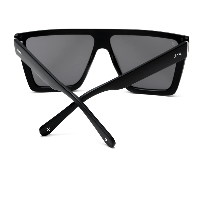 DIME: UNLOCKED - MATTE BLACK GREY MIRROR SUNGLASSES