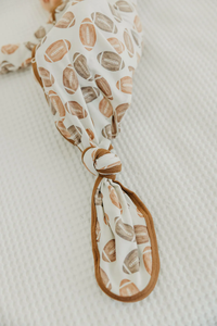 COPPER PEARL: BLITZ NEWBORN KNOTTED GOWN