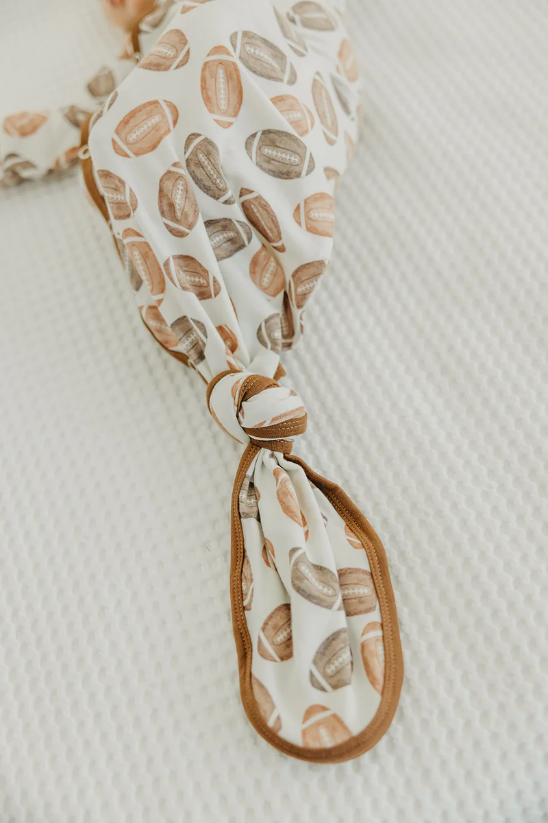COPPER PEARL: BLITZ NEWBORN KNOTTED GOWN