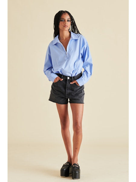 STEVE MADDEN: ALMA BODYSUIT - VINTAGE BLUE