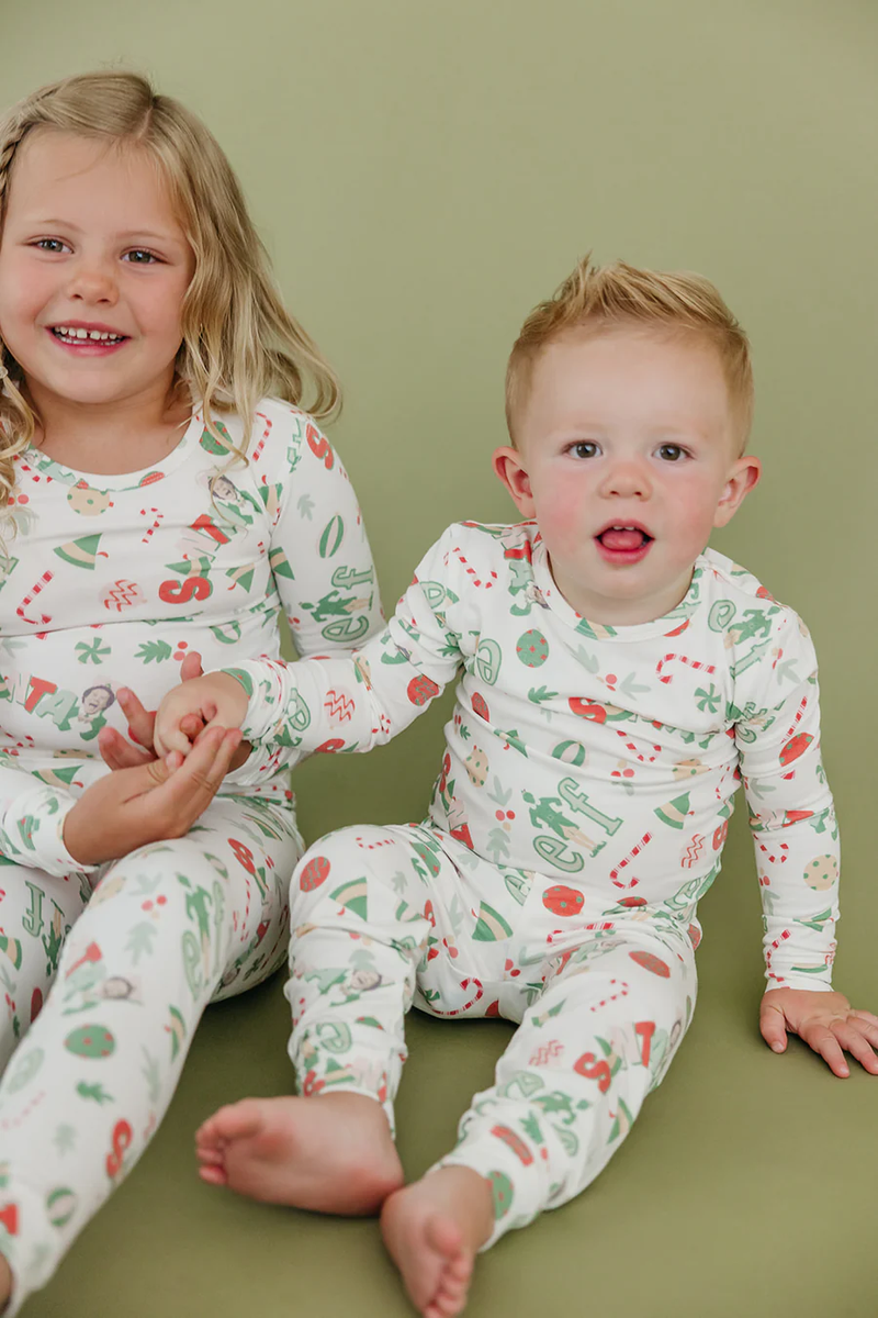 COPPER PEARL: ELF 2PC LONG SLEEVE PAJAMA SET