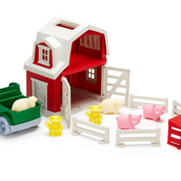 GREEN TOYS: FARM PLAYSET - 10-PIECE