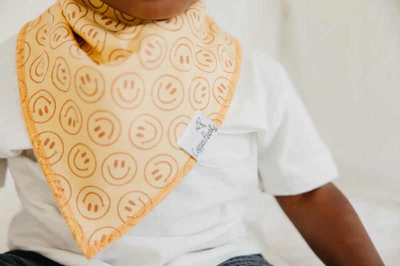 COPPER PEARL: VANCE BABY BANDANA BIBS (4-PACK)