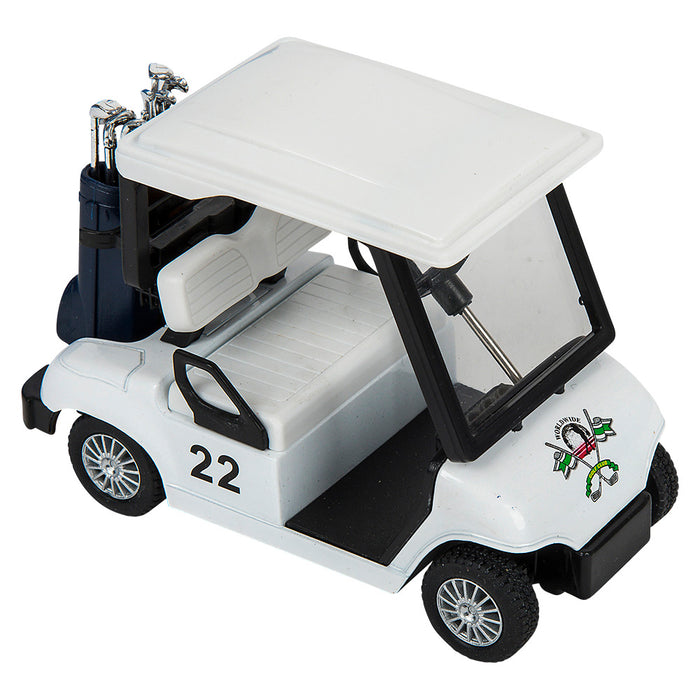 DIE-CAST PULL-BACK GOLF CART - 5"