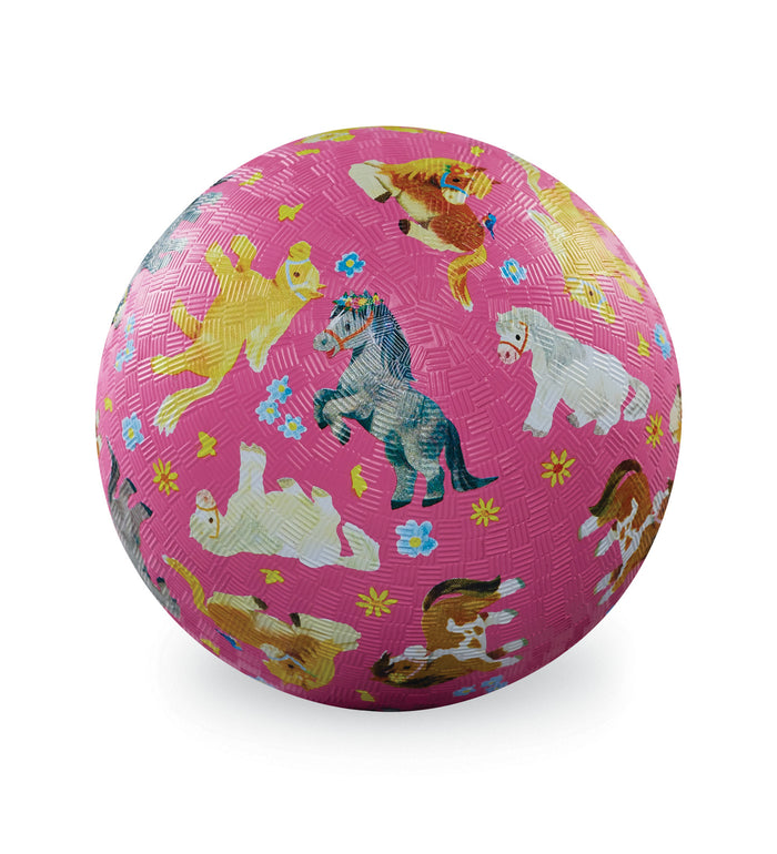 CROCODILE CREEK: 7" PLAYGROUND BALL - PRETTY PONIES