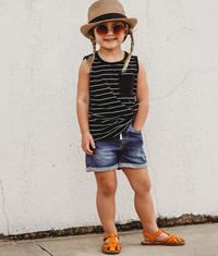 LITTLE BIPSY: CLASSIC DENIM SHORTS