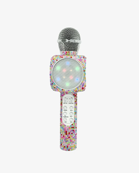 TRENDTECH: KARAOKE MICROPHONE & BLUETOOTH SPEAKER - CONFETTI BLING