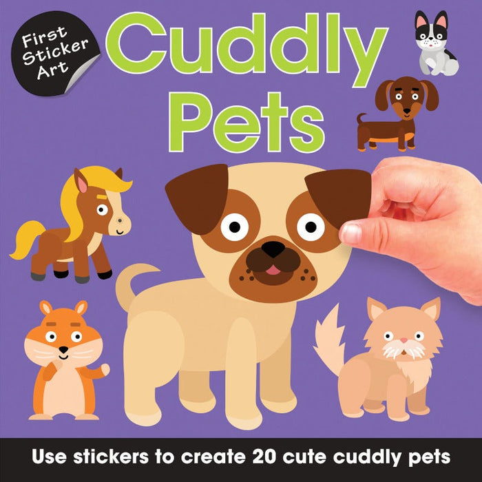 FIRST STICKER ART BOOK: CUDDLY PETS