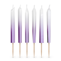 FRED & FRIENDS: MYSTIC WICKS - CRYSTAL BIRTHDAY CANDLES - SET OF 6