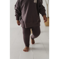 BABYSPROUTS: BASIC LEGGINGS - PLUM