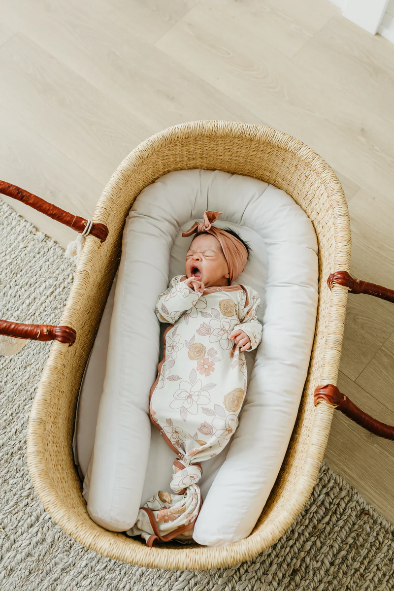COPPER PEARL: FERRA KNOTTED GOWN