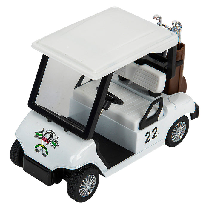 DIE-CAST PULL-BACK GOLF CART - 5"