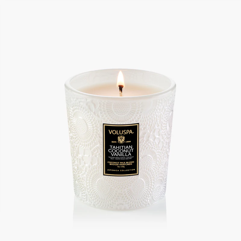 VOLUSPA: TAHITIAN COCONUT VANILLA CLASSIC CANDLE - 9 0Z