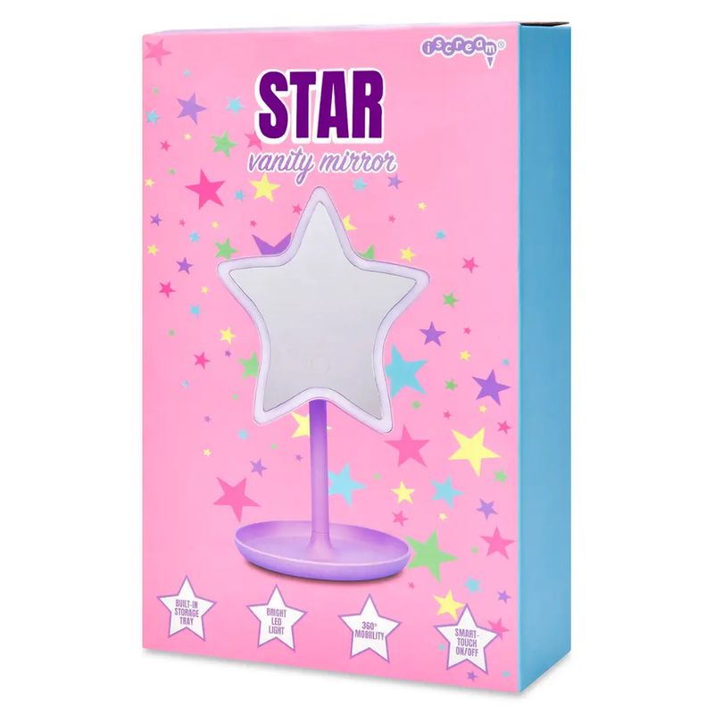 ISCREAM: LED LIGHT UP STAR VANITY MIRROR