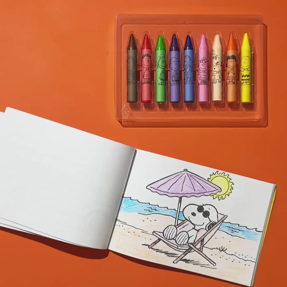 OOLY: PEANUTS SNOOPY SCHOOL COLORING TRAVEL KIT