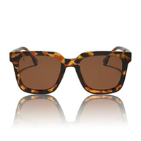 DIME: MALIBU - TORTOISE BROWN POLARIZED SUNGLASSES