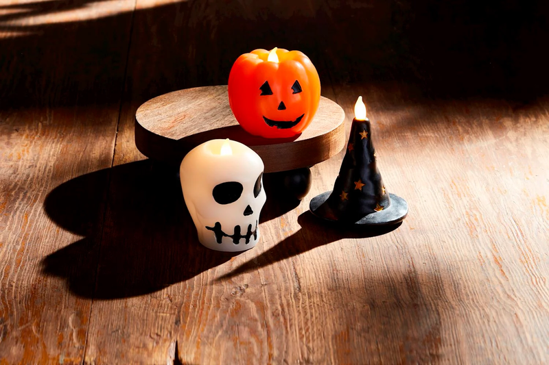 MUD PIE: HALLOWEEN FLAMELESS LED CANDLES