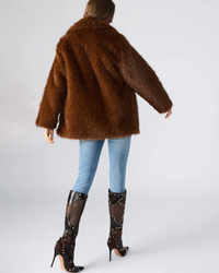 STEVE MADDEN: KINDRA COAT - BROWN