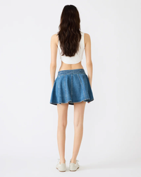 STEVE MADDEN: LILLIANY SKIRT - ARUBA BLUE
