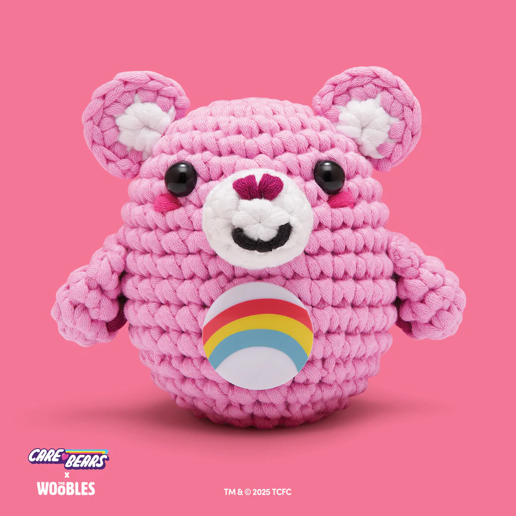 THE WOOBLES: LEARN TO CROCHET KIT - CARE BEARS CHEER BEAR™