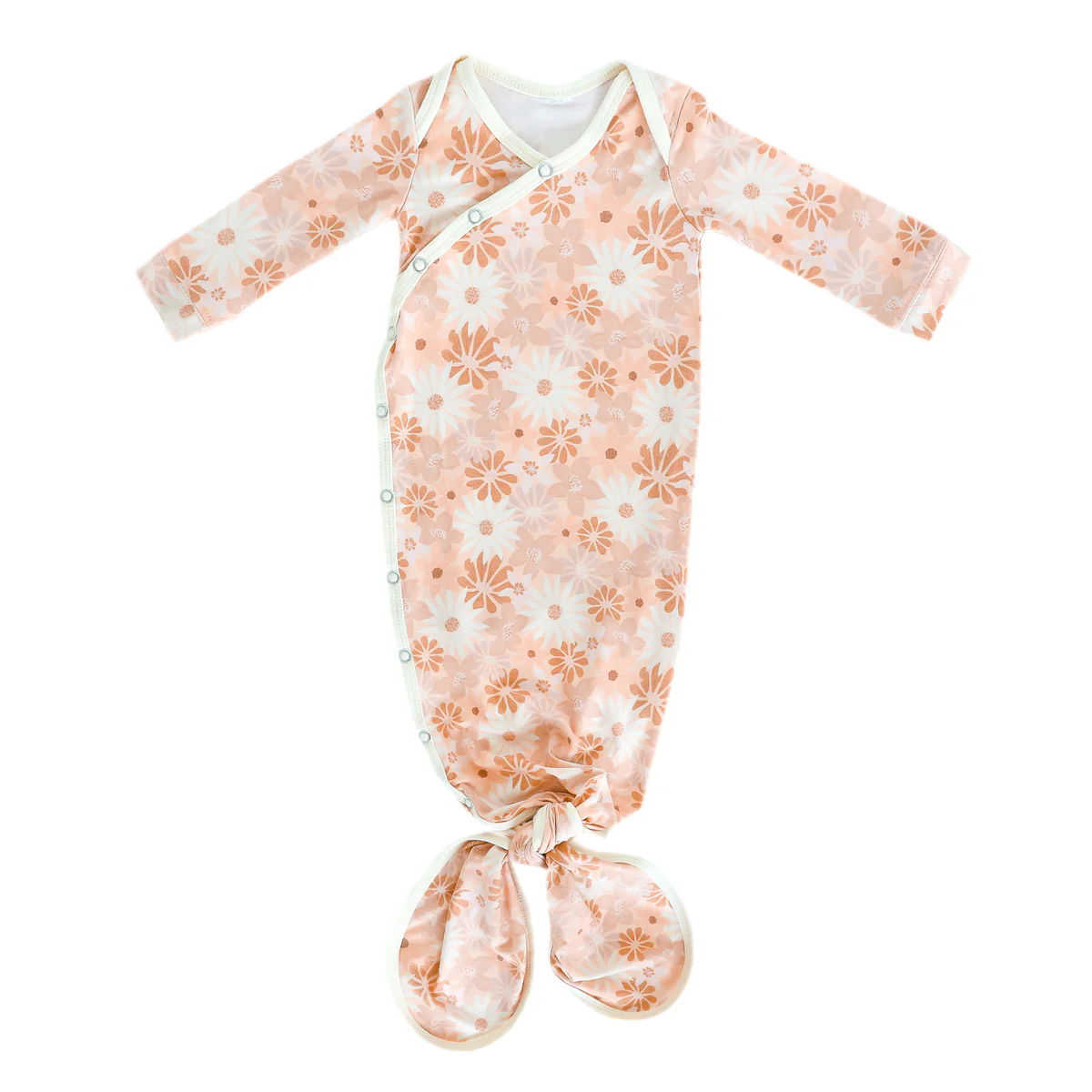 COPPER PEARL: PENNY NEWBORN KNOTTED GOWN