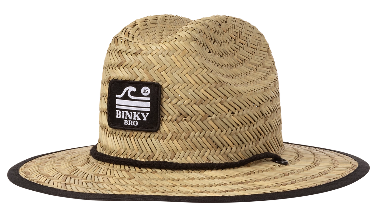 BINKY BRO: BARNEY PATROL (RETRO) STRAW SUN HAT