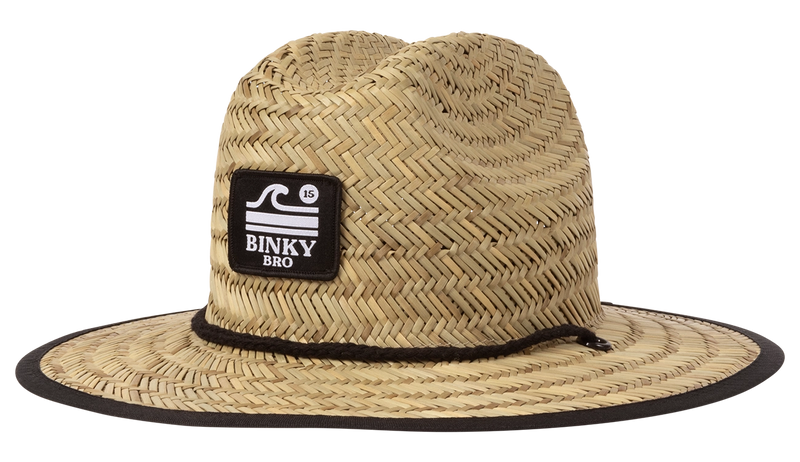 BINKY BRO: BARNEY PATROL (RETRO) STRAW SUN HAT