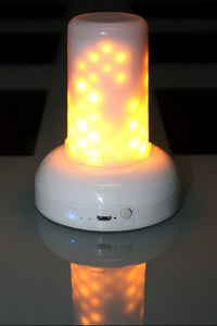 FLAME ILLUSION CANDLE 3.5″W X 4.5″H