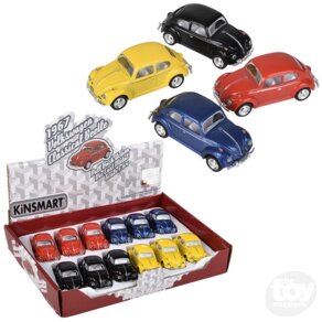 DIE-CAST PULL BACK 1967 VW CLASSIC BEETLE - 2.5"