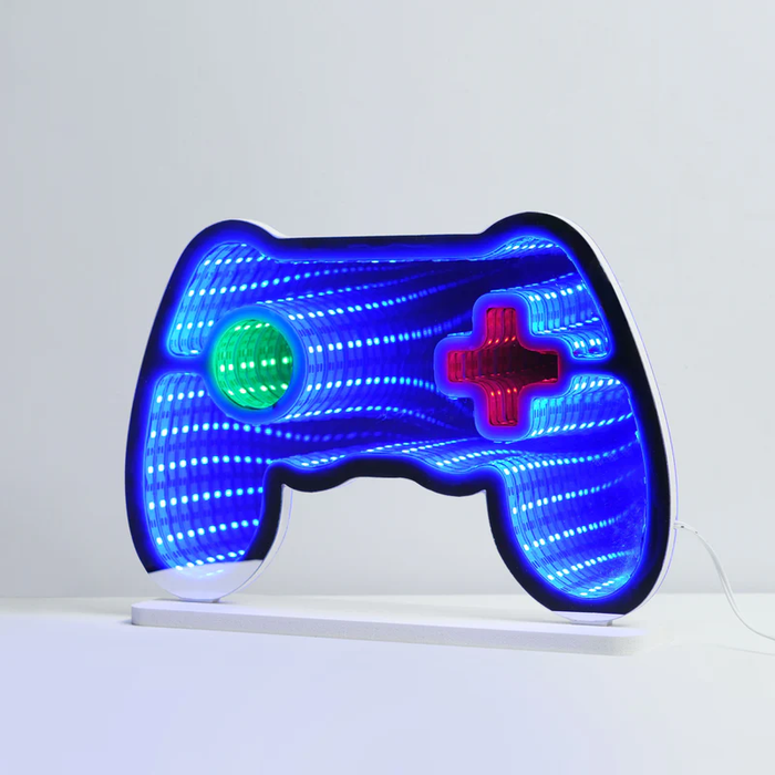 TRENDTECH: NEON ART INFINITY LIGHTS WALL & DESK SIGN - GAMER