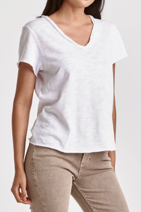 DEAR JOHN: VANYA TEE SLUB - WHITE