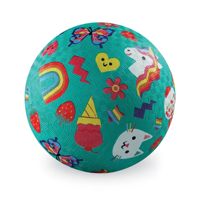 CROCODILE CREEK: 5" PLAYGROUND BALL - SMILEY