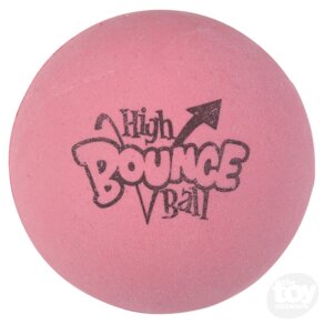 RUBBER PINK HIGH BOUNCE BALL - 2.5"