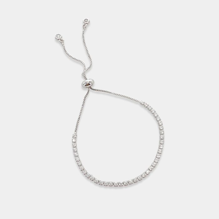 DRAWSTRING BRACELET - SILVER