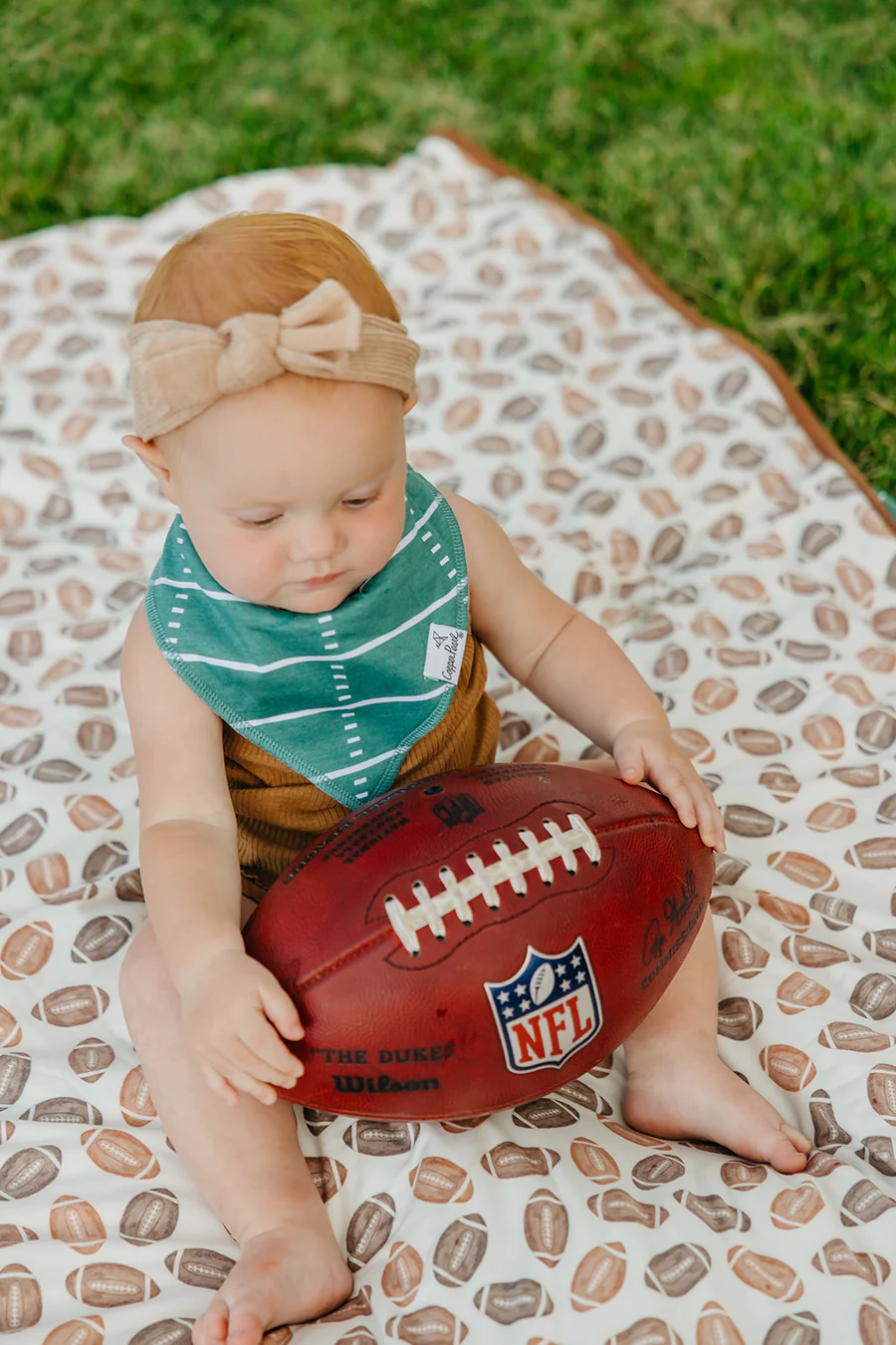 COPPER PEARL: BLITZ BABY BANDANA BIBS (4-PACK)