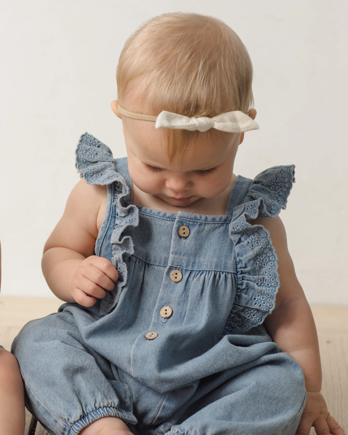 QUINCY MAE: NOVA ROMPER || CHAMBRAY