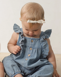 QUINCY MAE: NOVA ROMPER || CHAMBRAY
