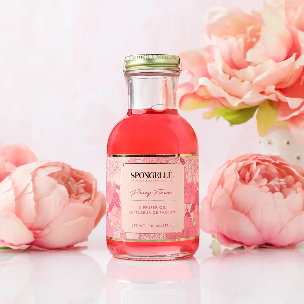 SPONGELLE: PEONY FLOWER DIFFUSER OIL REFILL | PRIVATE RESERVE COLLECTION